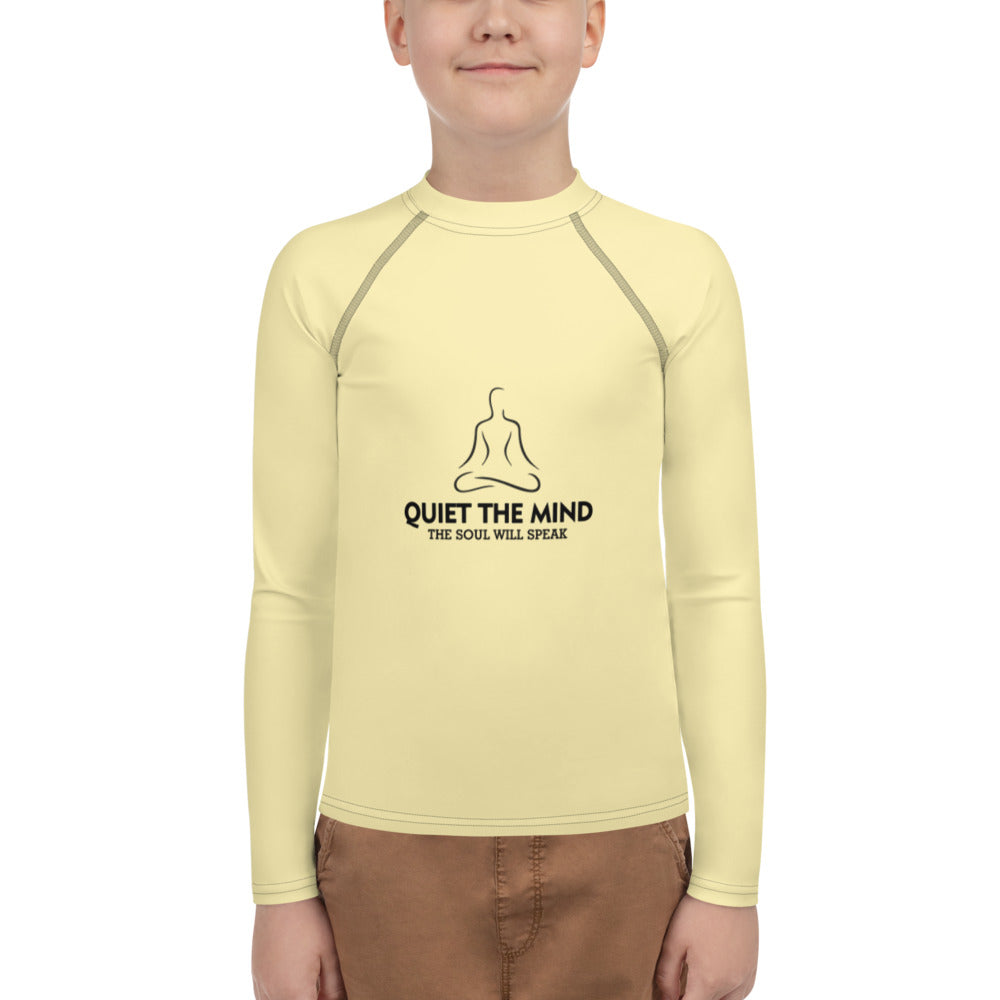 QUIET THE MIND - Youth Rash Guard