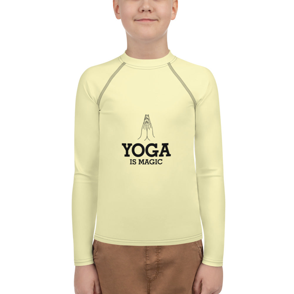 YOGA IS MAGIC - Youth Rash Guard