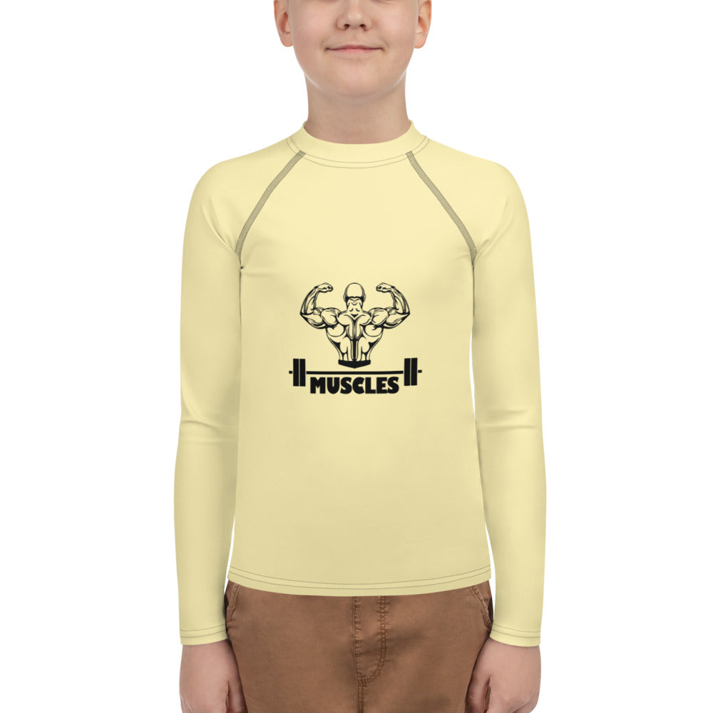 MUSCLES - Youth Rash Guard