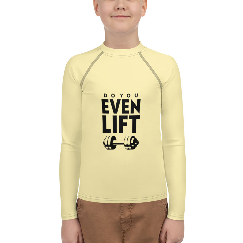 DO YOU EVEN LIFT - Youth Rash Guard