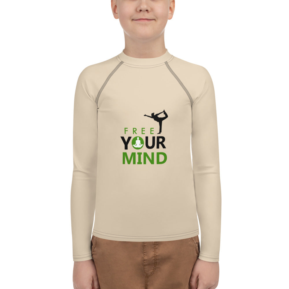 FREE YOUR MIND - Youth Rash Guard