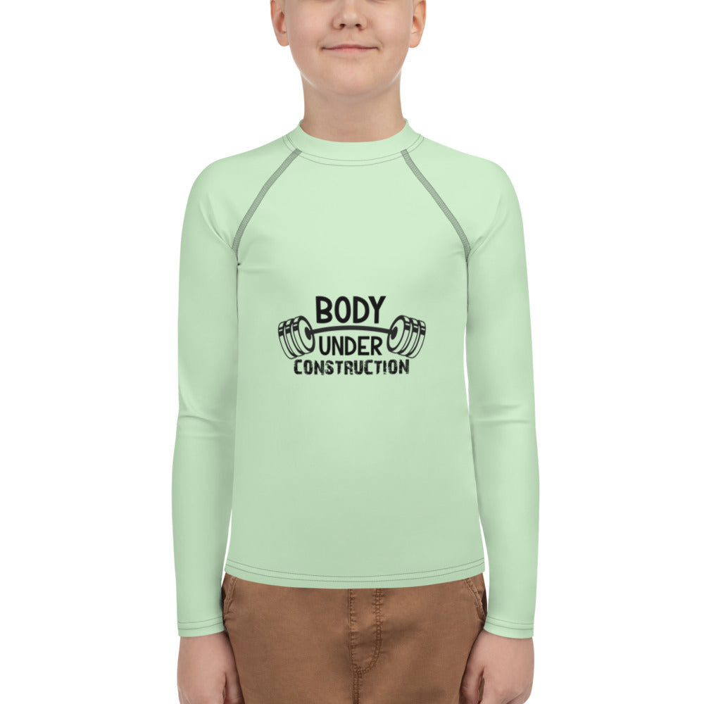 BODY UNDER CONSTRUCTION - Youth Rash Guard