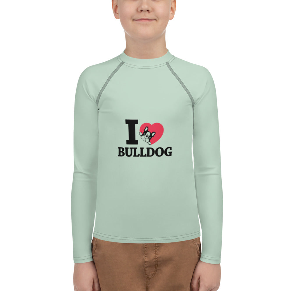 I LOVE BULLDOG - Youth Rash Guard