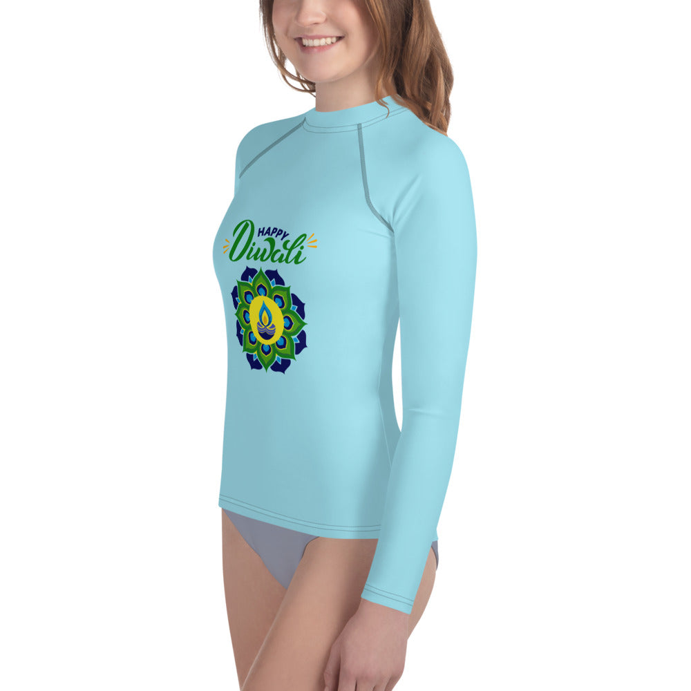 HAPPY DIWALI - Youth Rash Guard