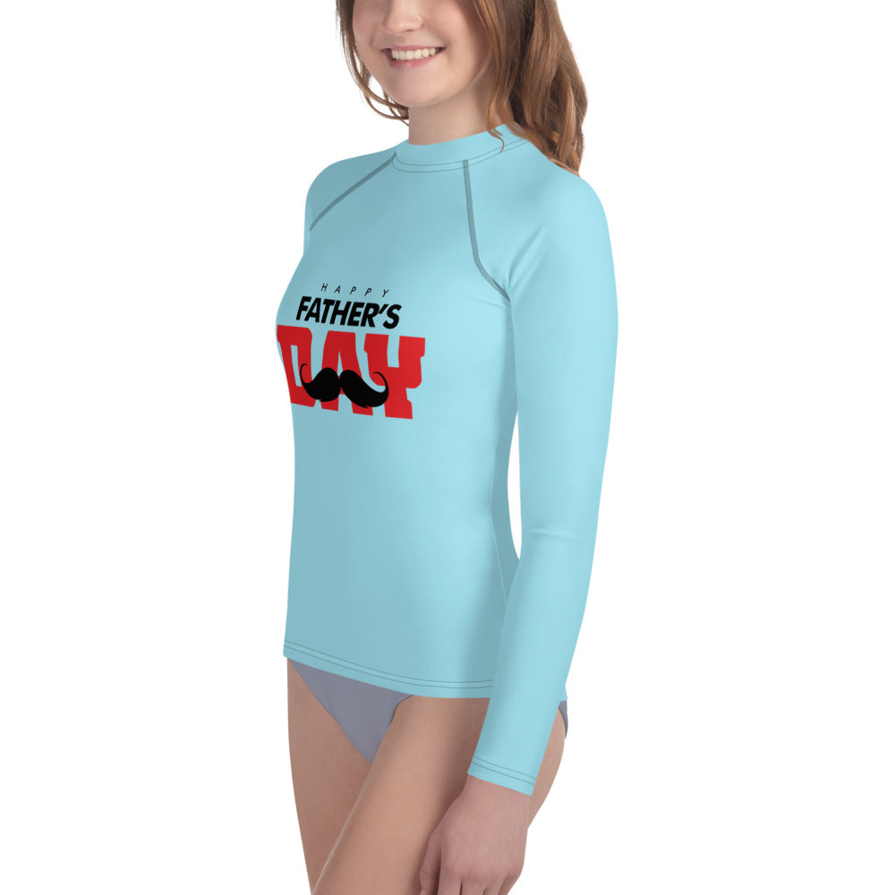 HAPPY FATHER'S DAY - Youth Rash Guard