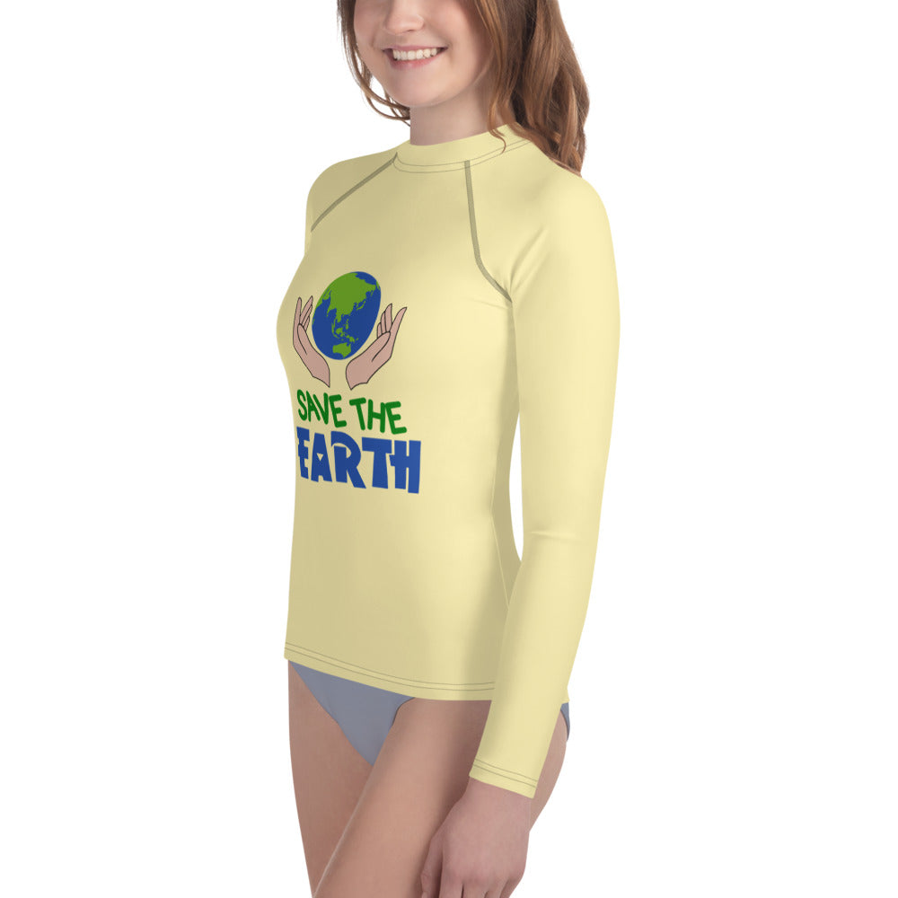 SAVE THE EARTH - Youth Rash Guard