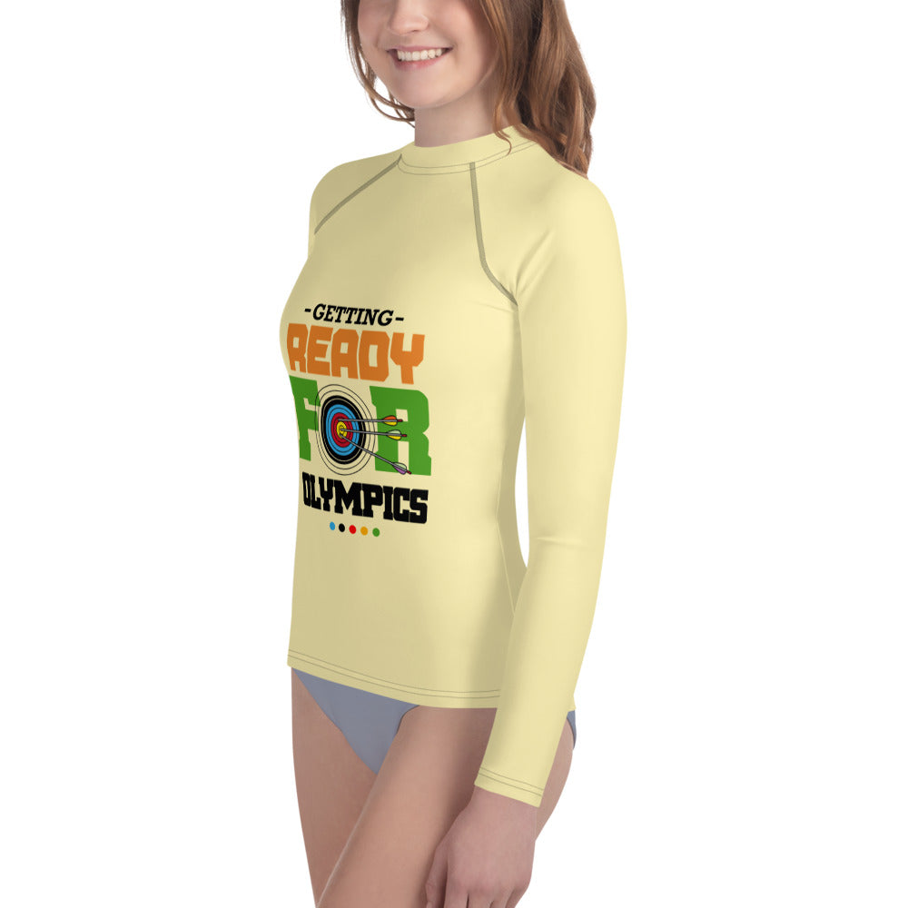 GETTING READY FOR OLYMPICS - Youth Rash Guard