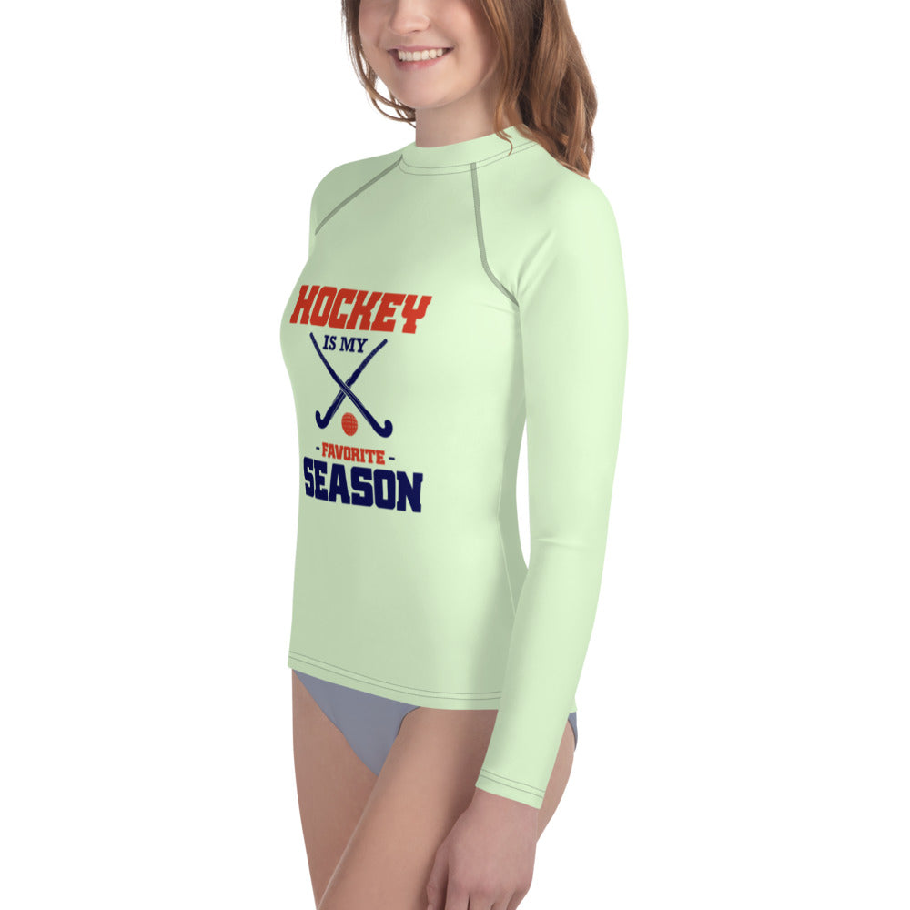 HOCKEY IS MY FAVORITE SEASON - Youth Rash Guard