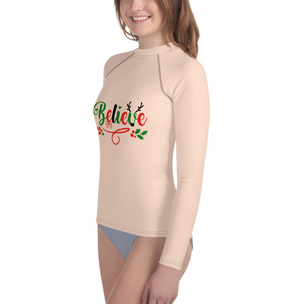 BELIEVE - Youth Rash Guard