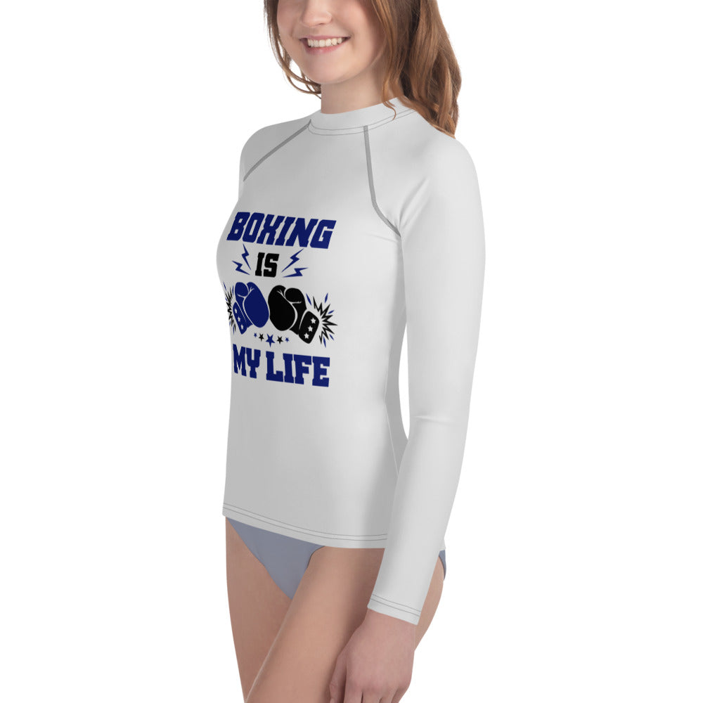 BOXING IS MY LIFE - Youth Rash Guard