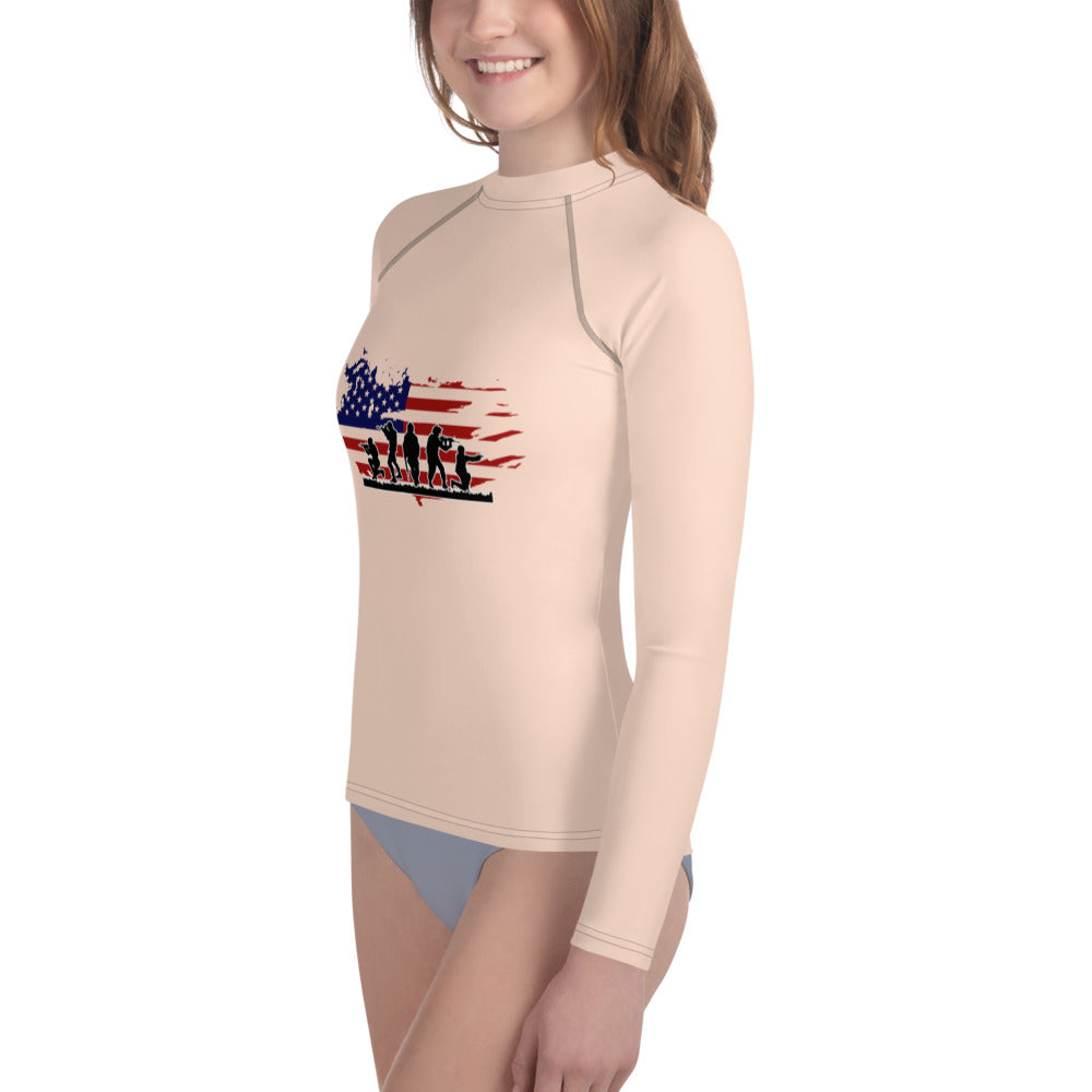 AMERICAN SOLDIERS - Youth Rash Guard