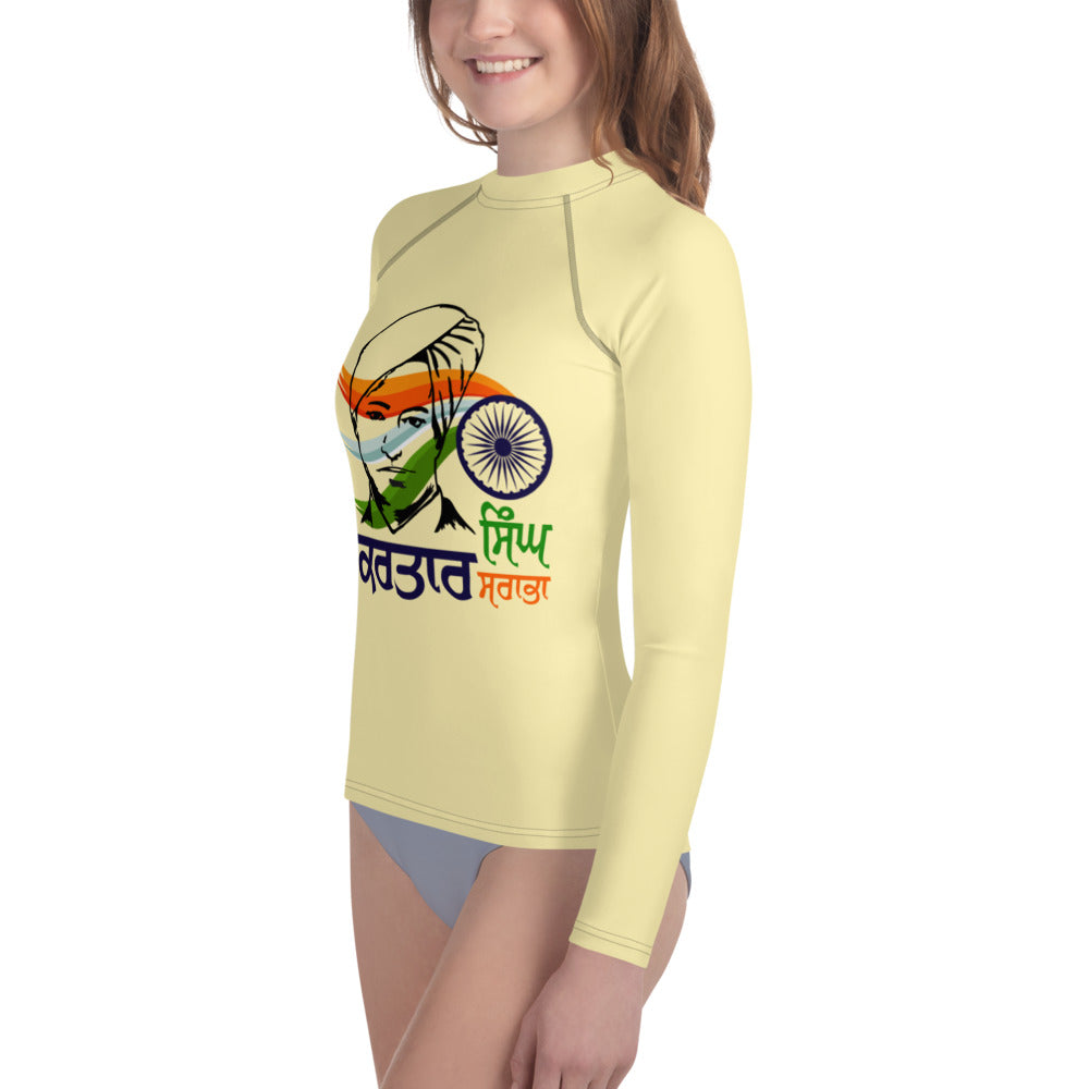 KARTAR SINGH SARABHA - Youth Rash Guard