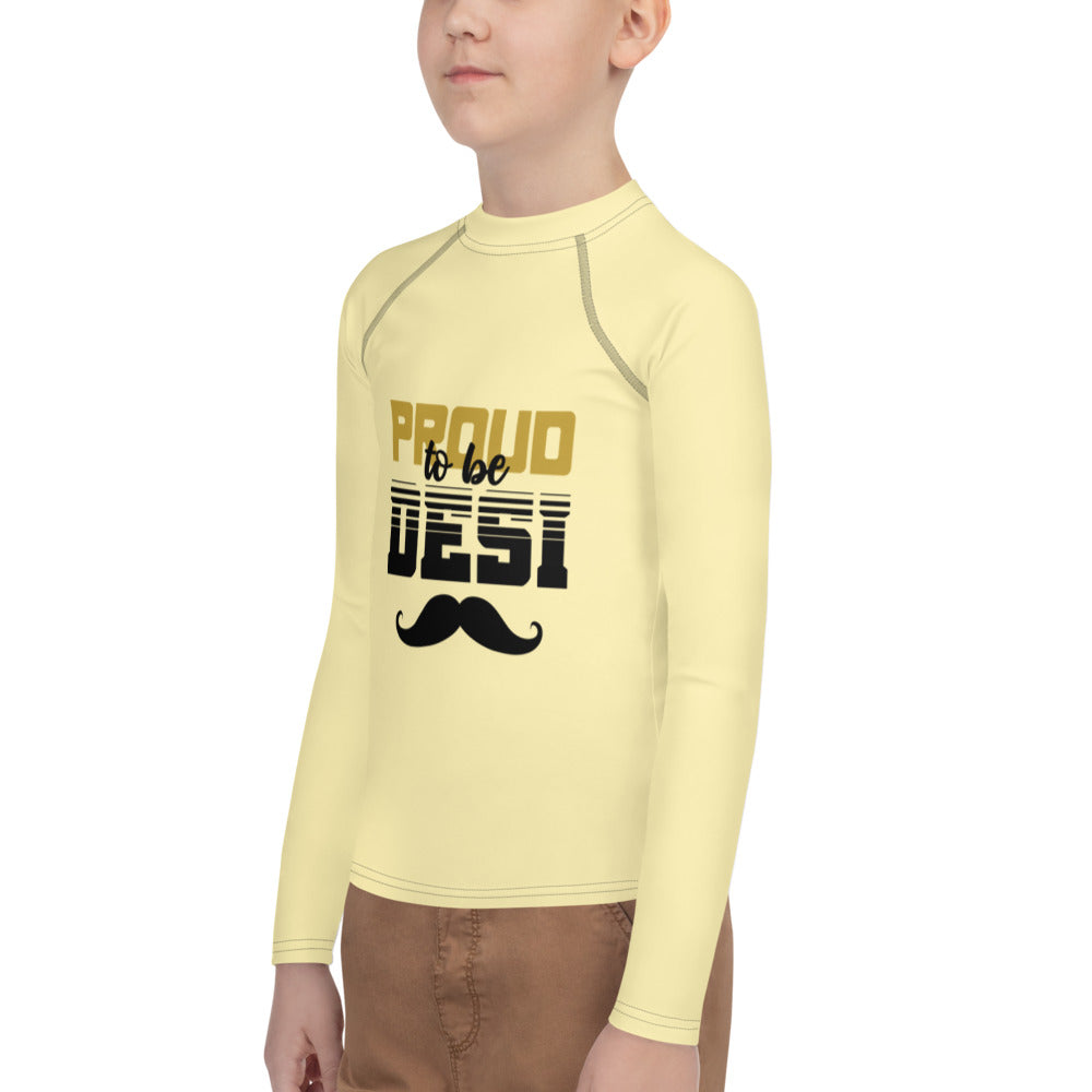 PROUD TO BE DESI - Youth Rash Guard