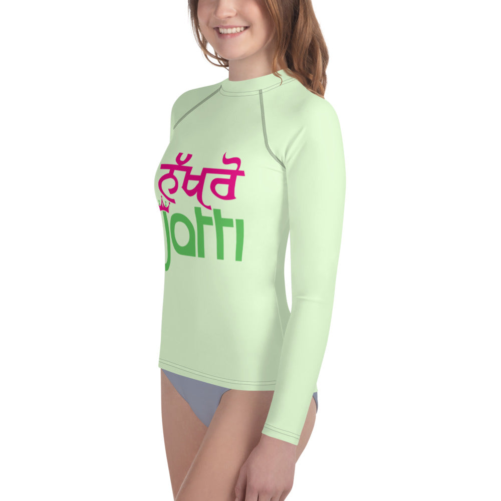 NAKHRO JATTI - Youth Rash Guard