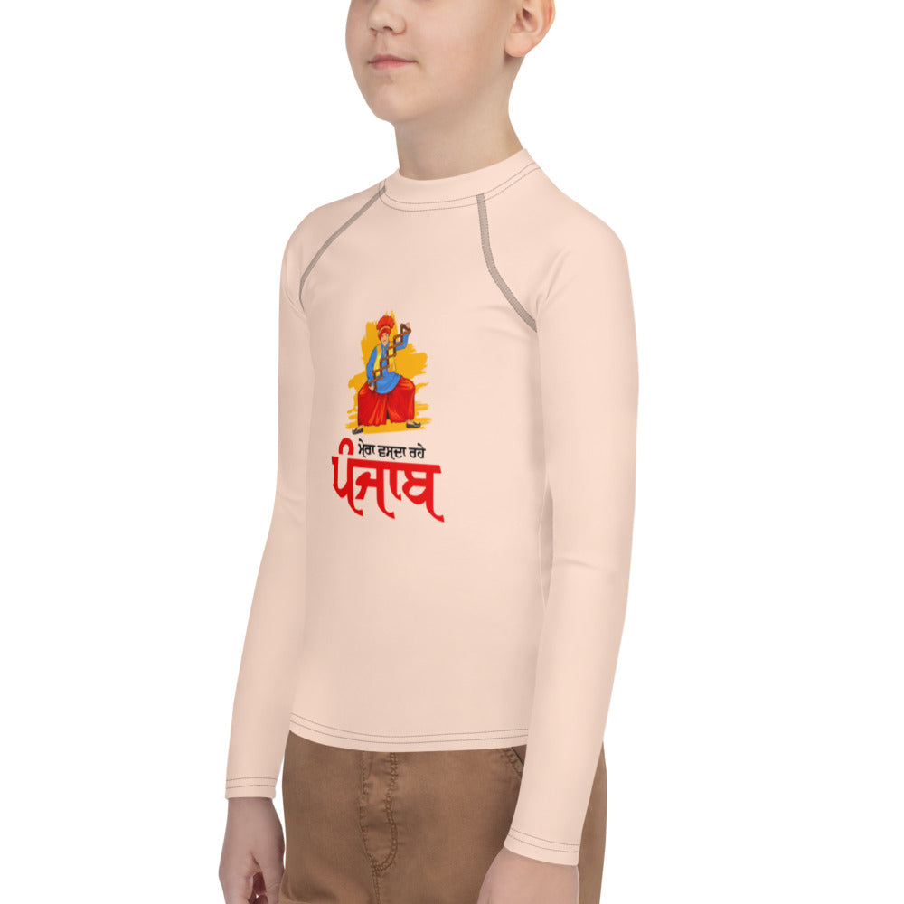 MERA VASDA RAHE PUNJAB - Youth Rash Guard