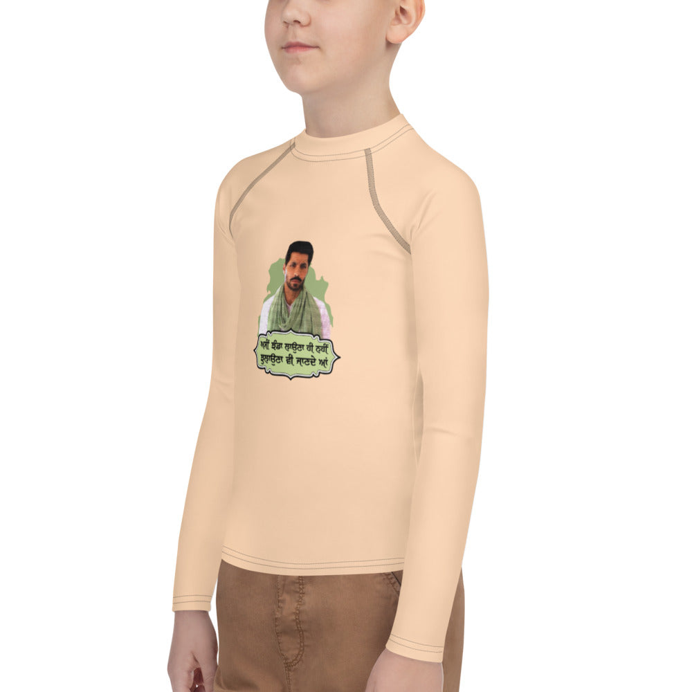 ASSI JHANDA LAUNA HI - Youth Rash Guard