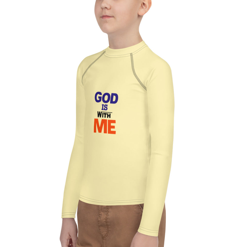 GOD IS WITH ME - Youth Rash Guard