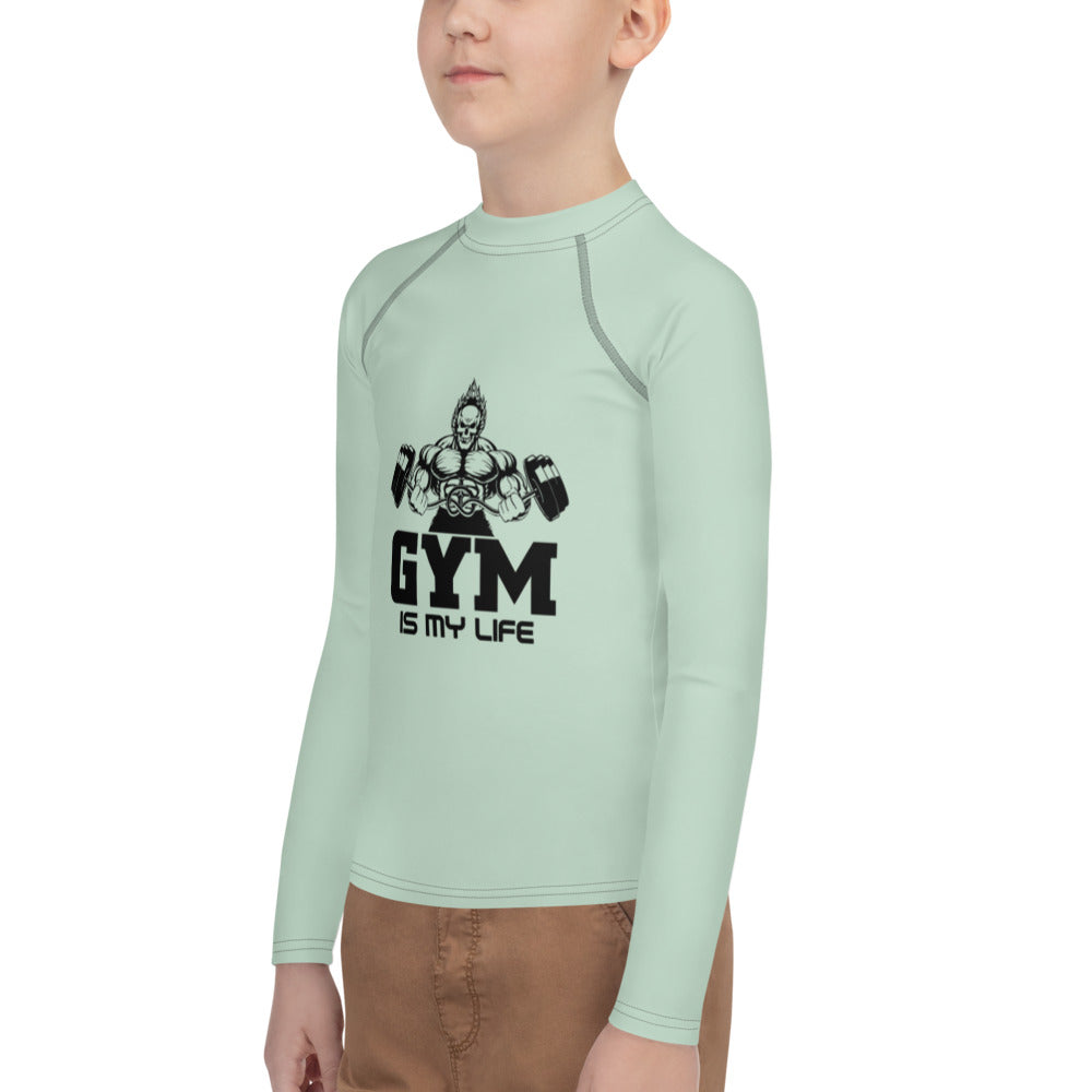 GYM IS MY LIFE - Youth Rash Guard