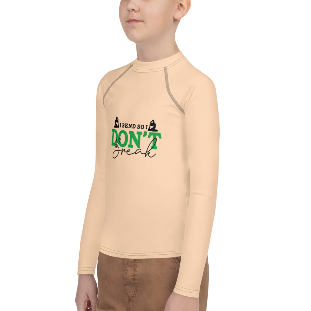 I BEND SO I DON'T BREAK - Youth Rash Guard