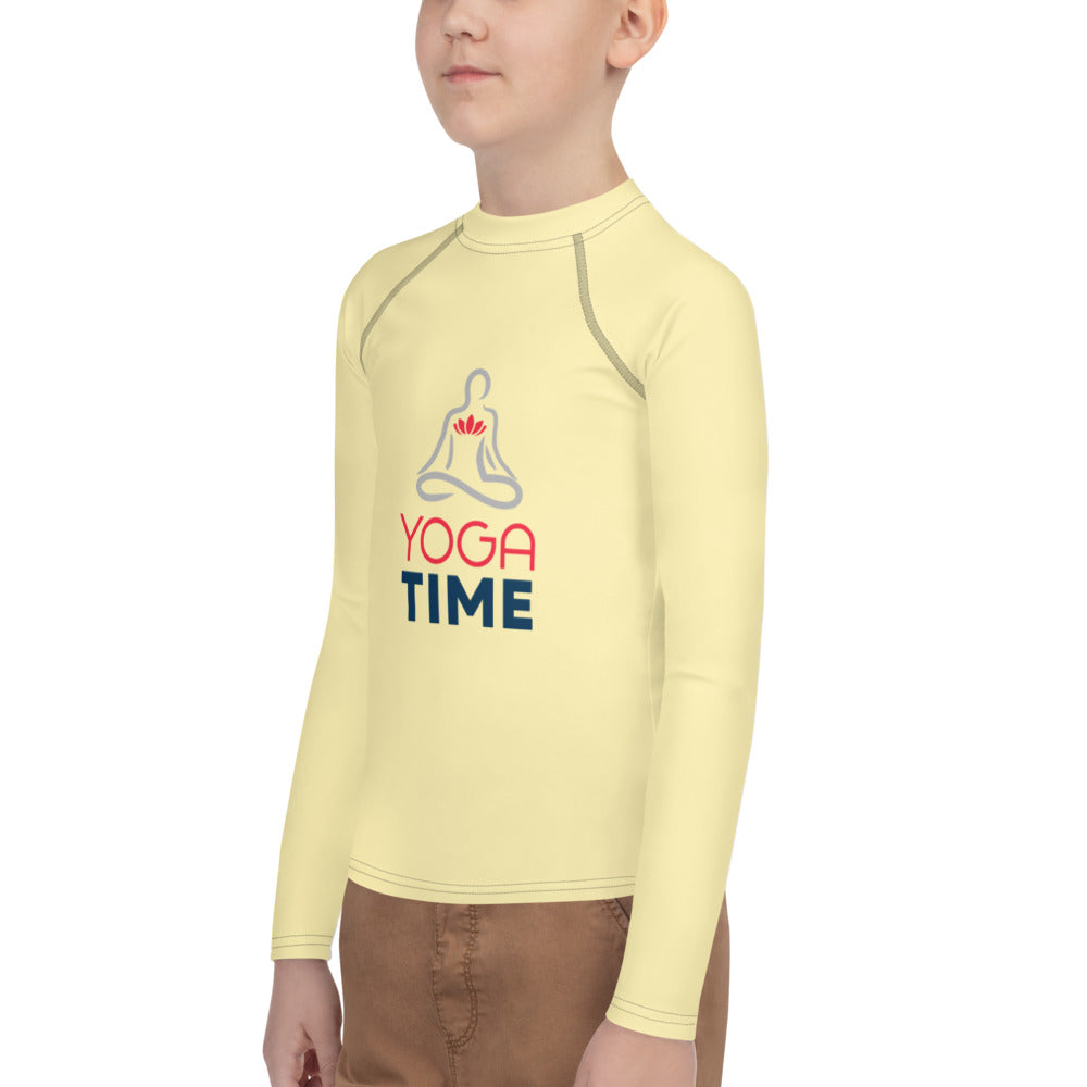 YOGA TIME - Youth Rash Guard