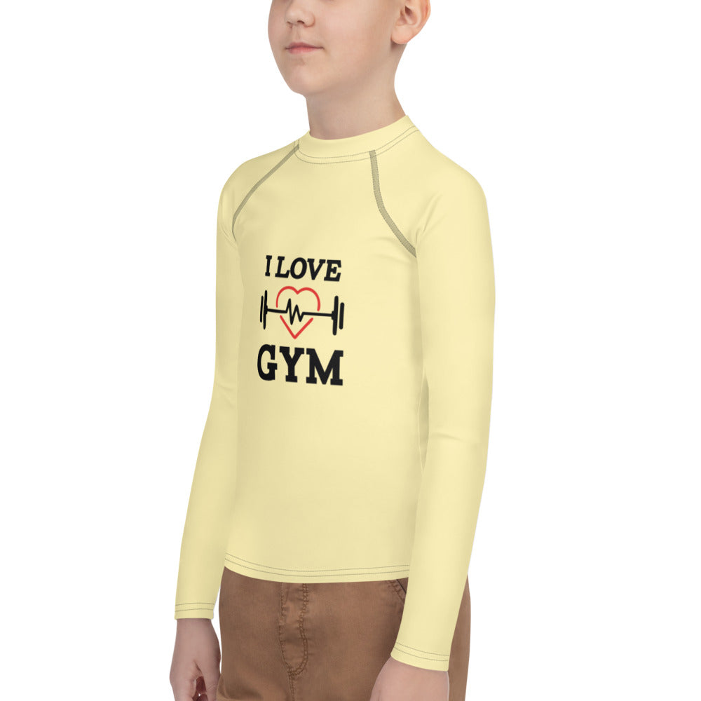 I LOVE GYM - Youth Rash Guard