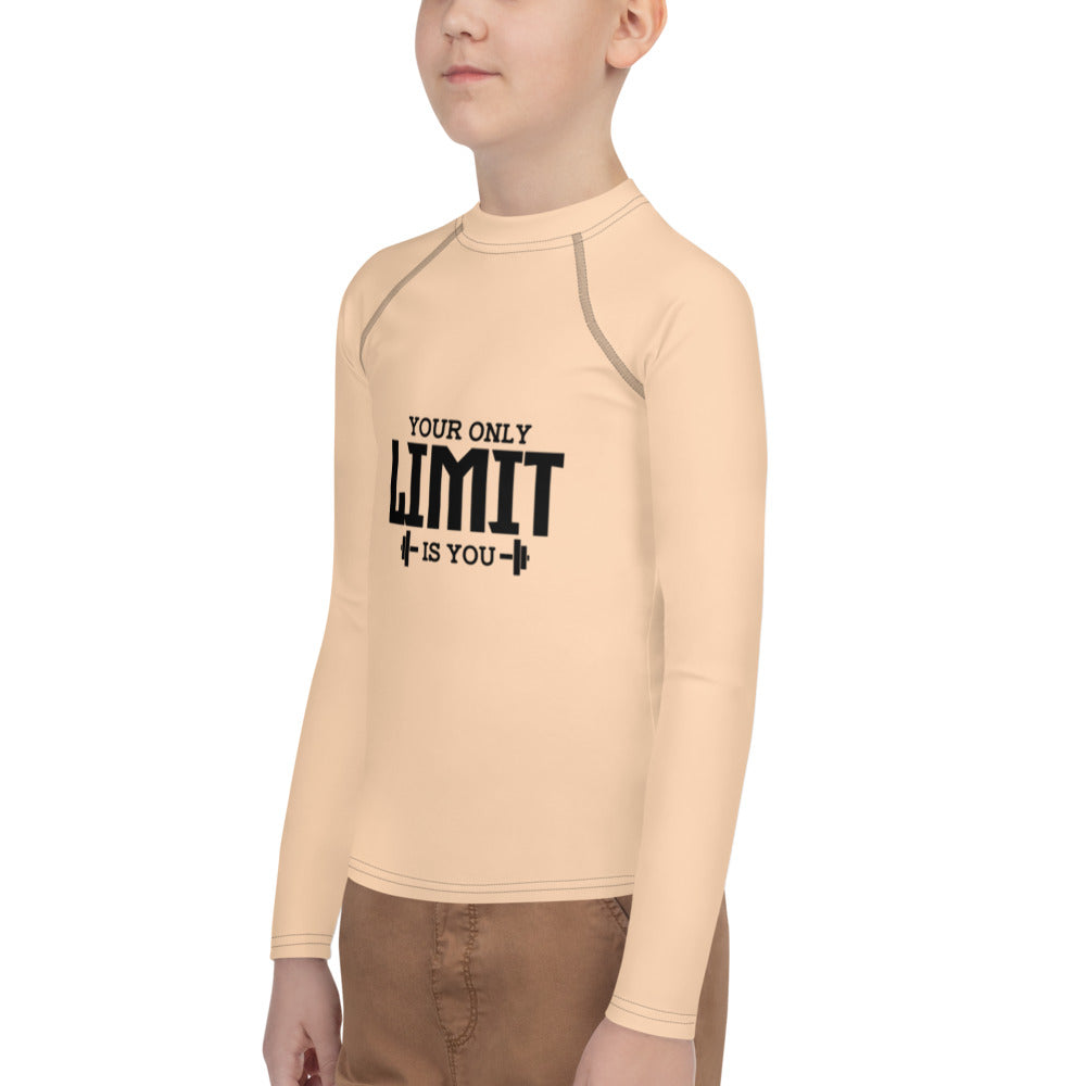 YOUR LIMIT IS YOU - Youth Rash Guard