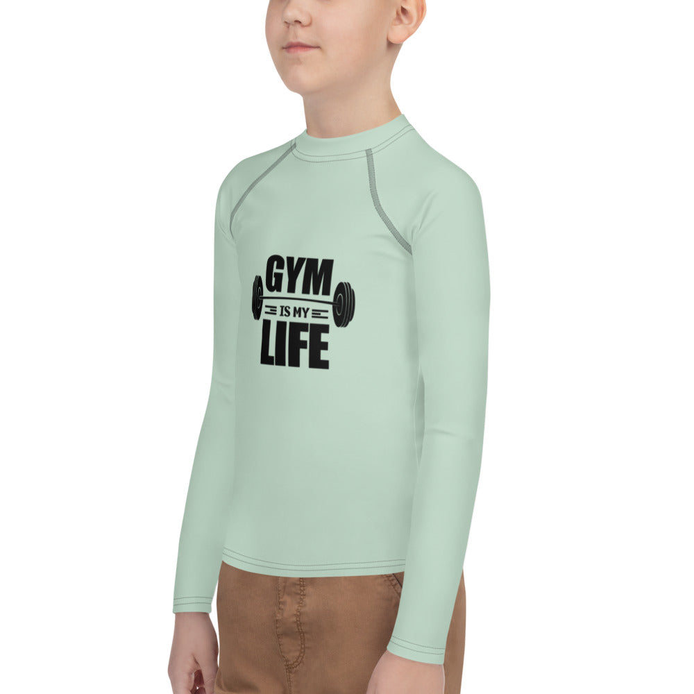 GYM IS MY LIFE - Youth Rash Guard