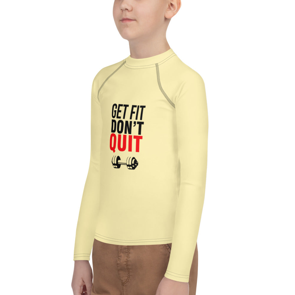 GET FIT DON'T QUIT - Youth Rash Guard