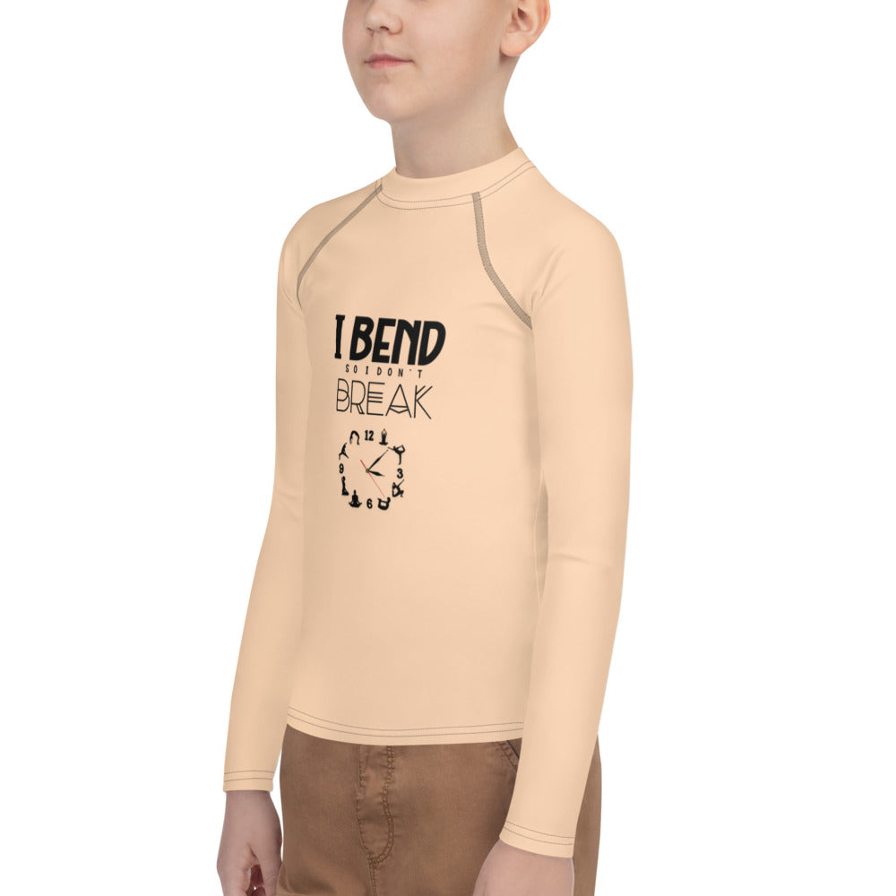 I BEND SO I DON'T BREAK - Youth Rash Guard