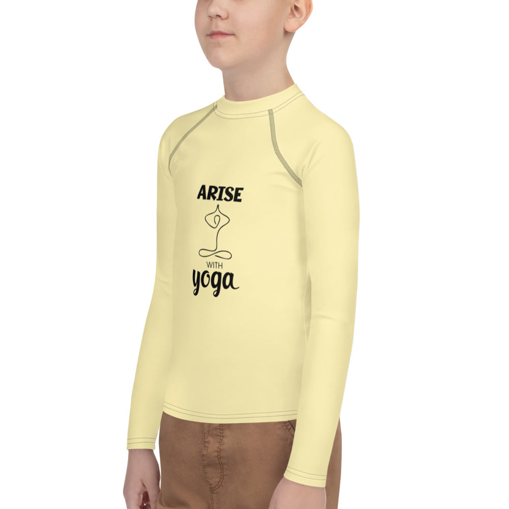 ARISE WITH YOGA - Youth Rash Guard