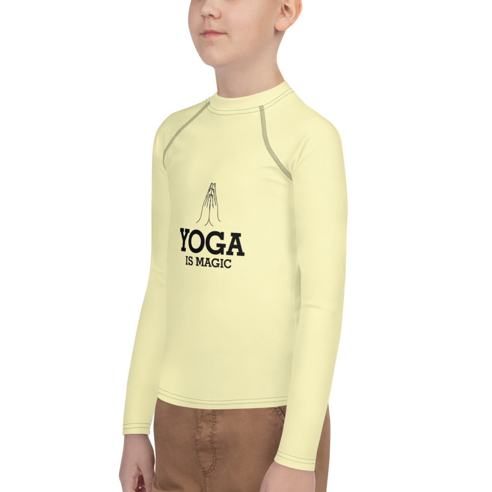 YOGA IS MAGIC - Youth Rash Guard