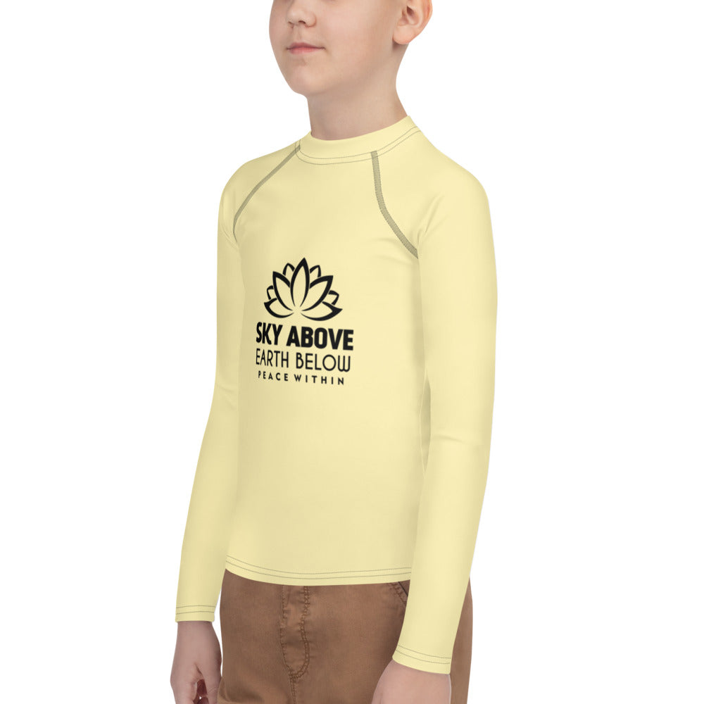 SKY ABOVE EARTH BELOW - Youth Rash Guard