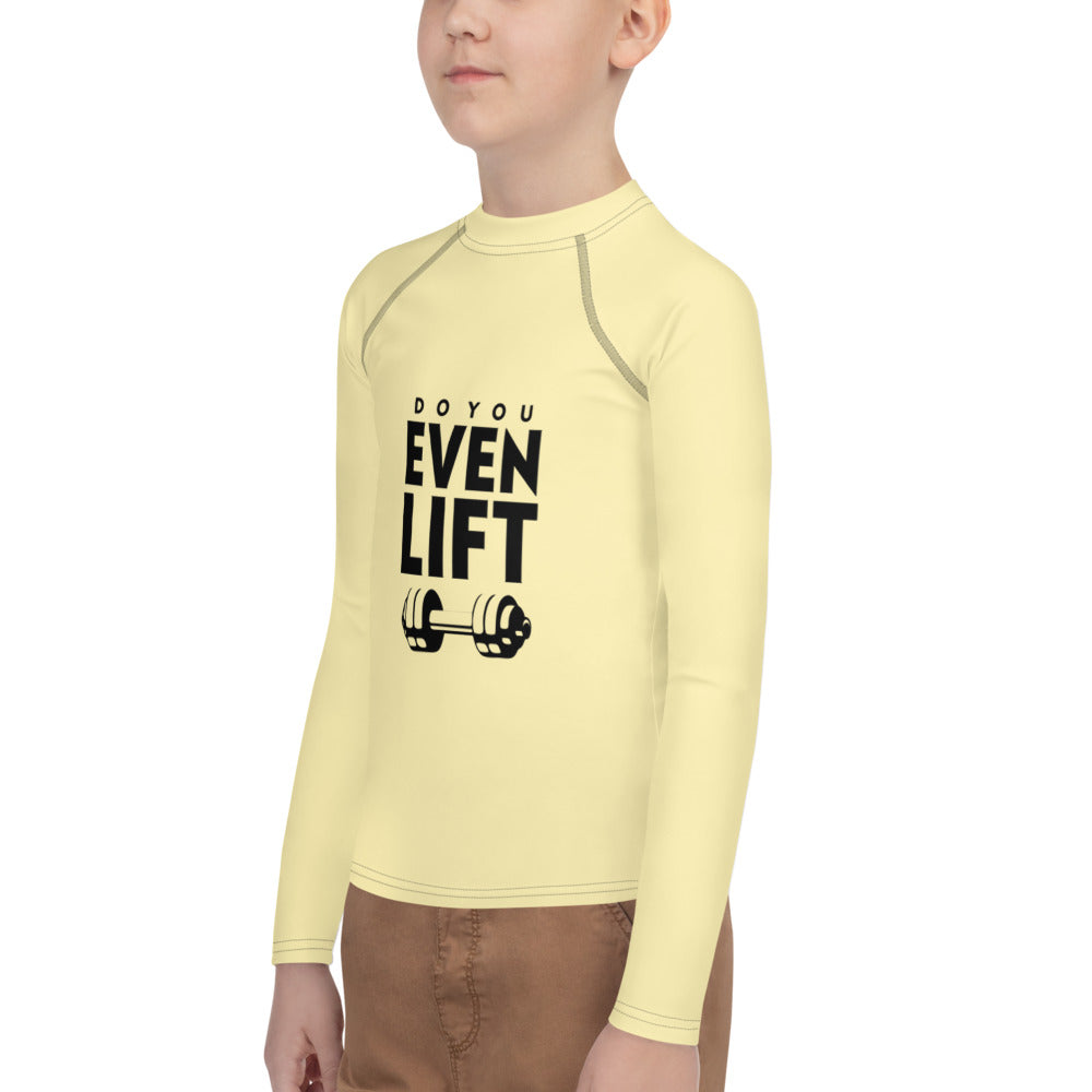 DO YOU EVEN LIFT - Youth Rash Guard