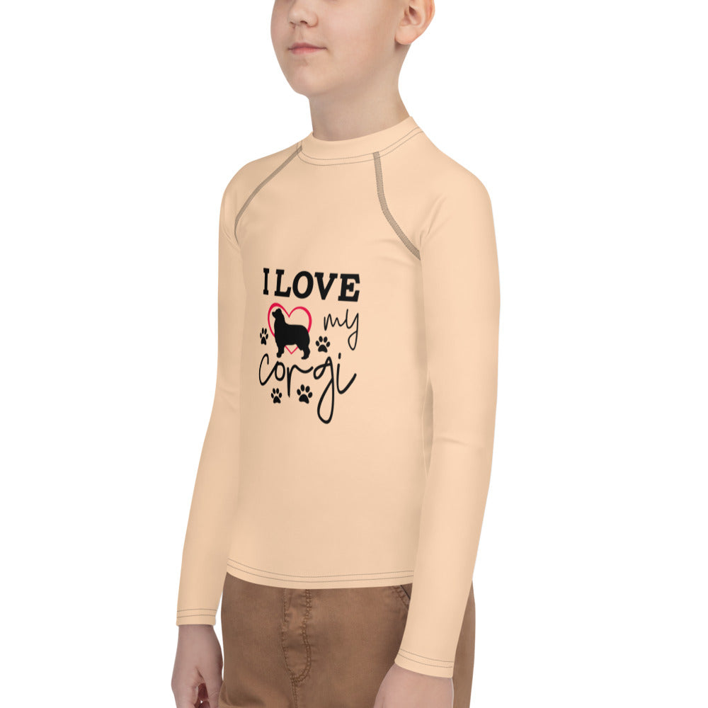 I LOVE MY CORGI - Youth Rash Guard
