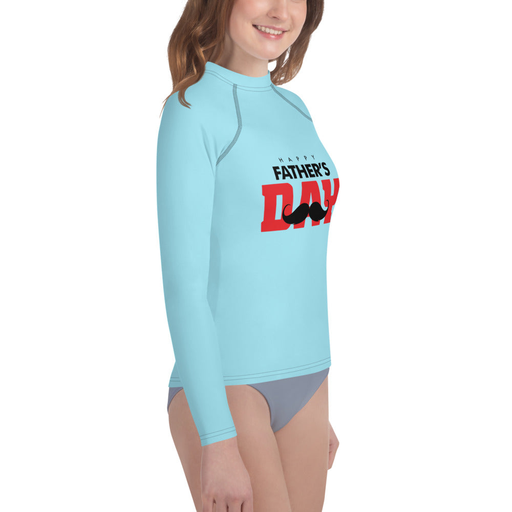 HAPPY FATHER'S DAY - Youth Rash Guard