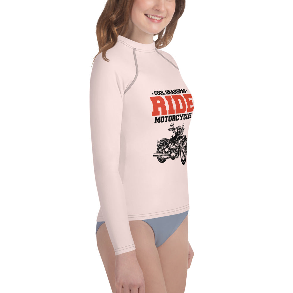 COOL GRANDPAS RIDE MOTORCYCLES - Youth Rash Guard