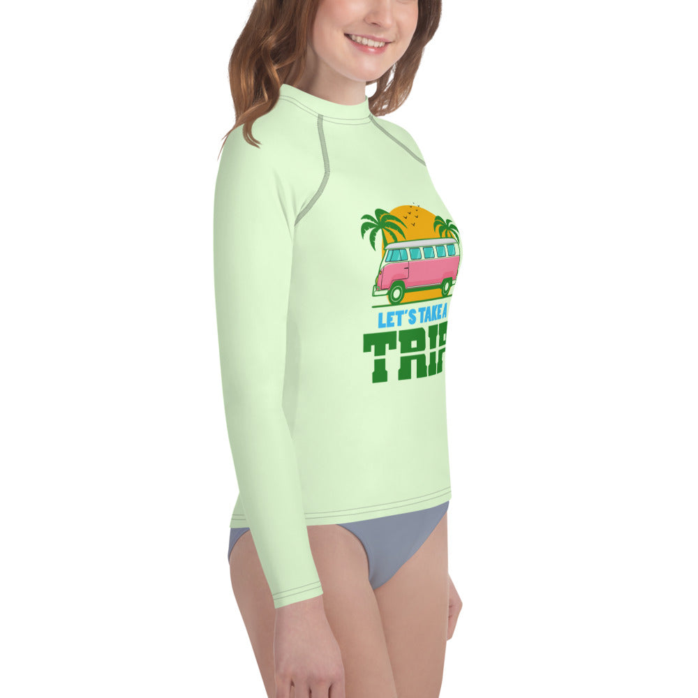 LET'S TAKE A TRIP - Youth Rash Guard