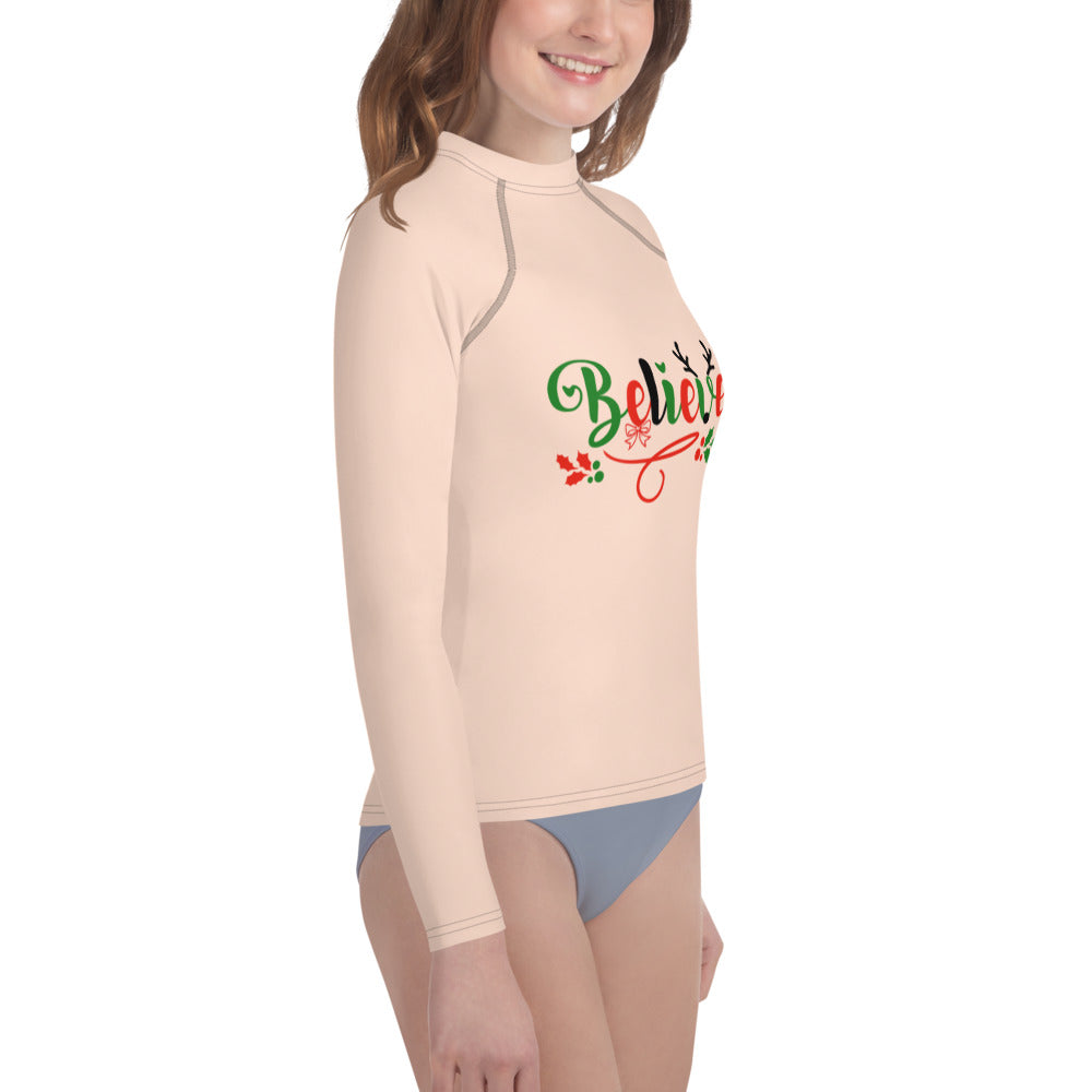 BELIEVE - Youth Rash Guard