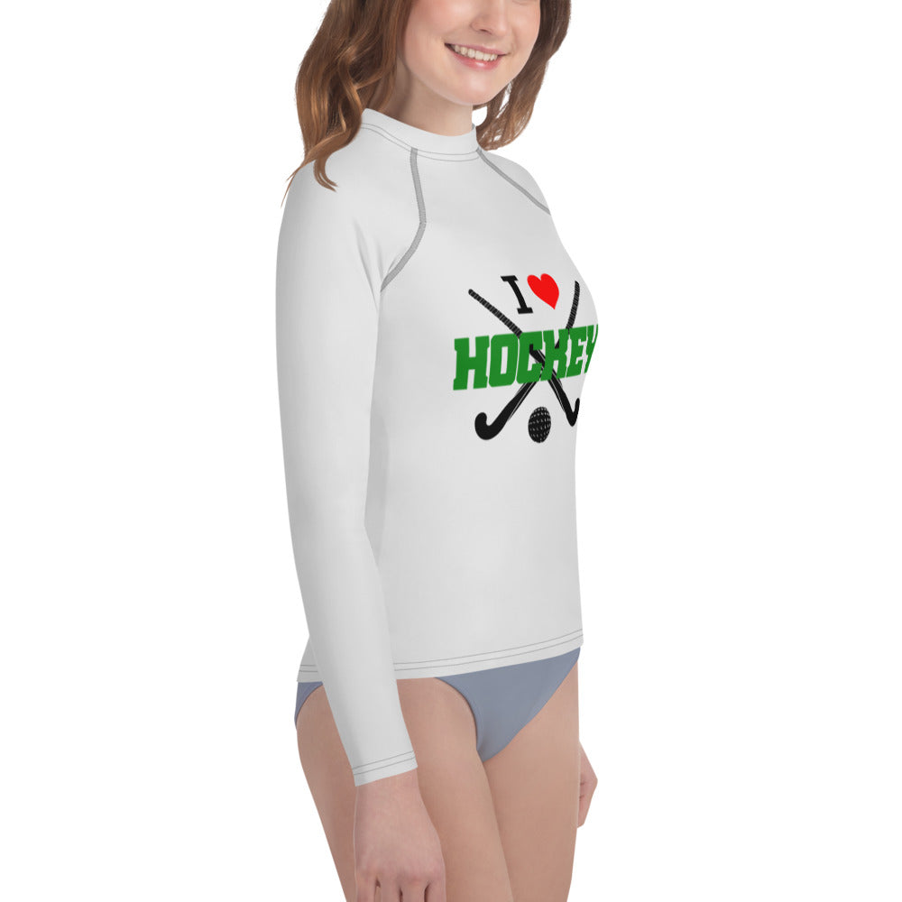 I LOVE HOCKEY - Youth Rash Guard