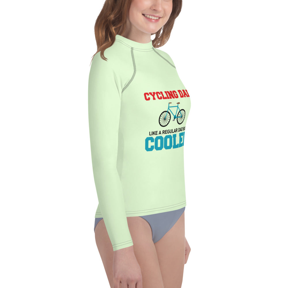 CYCLING DAD - Youth Rash Guard