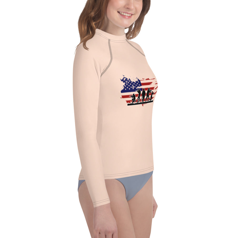 AMERICAN SOLDIERS - Youth Rash Guard