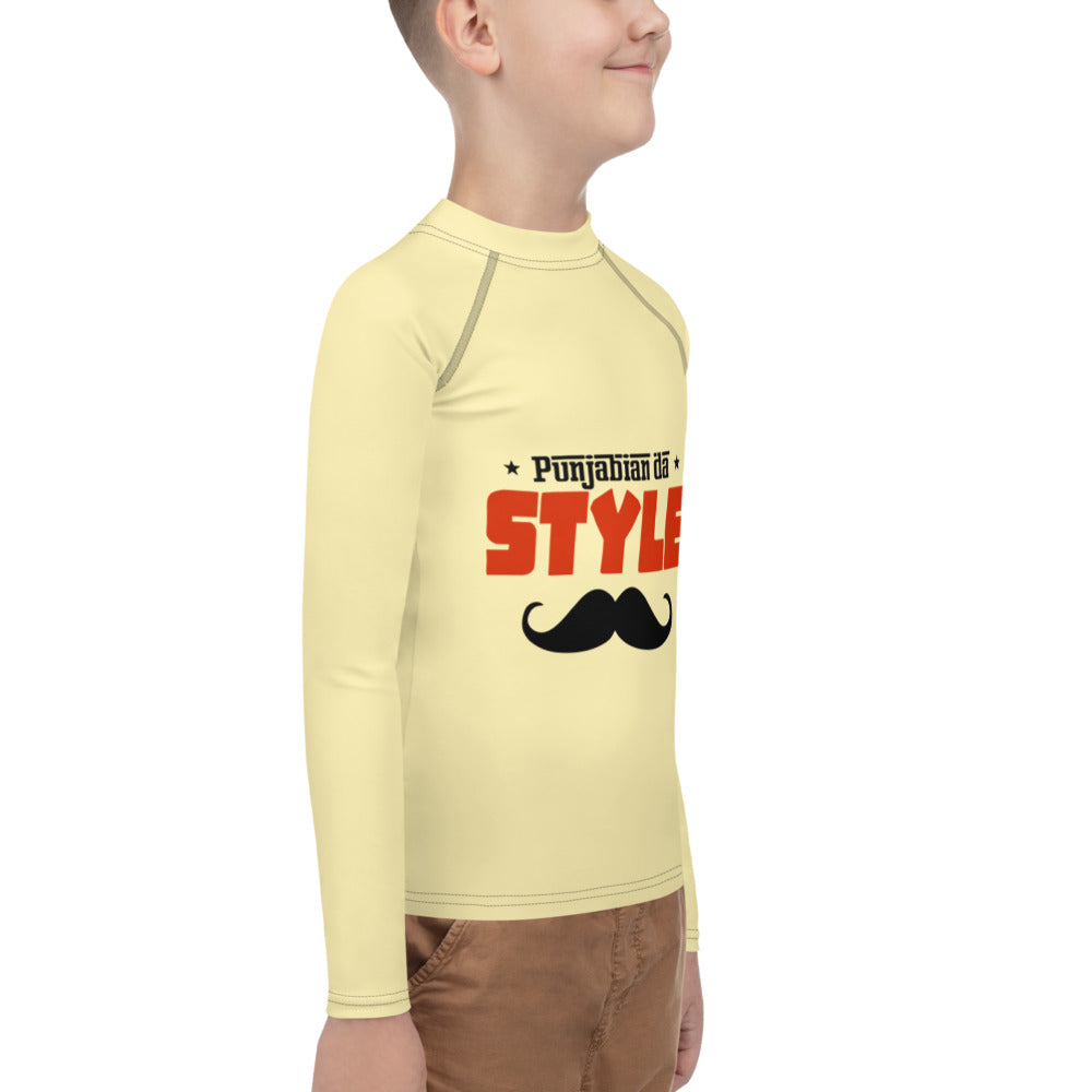 PUNJABIAN DA STYLE - Youth Rash Guard