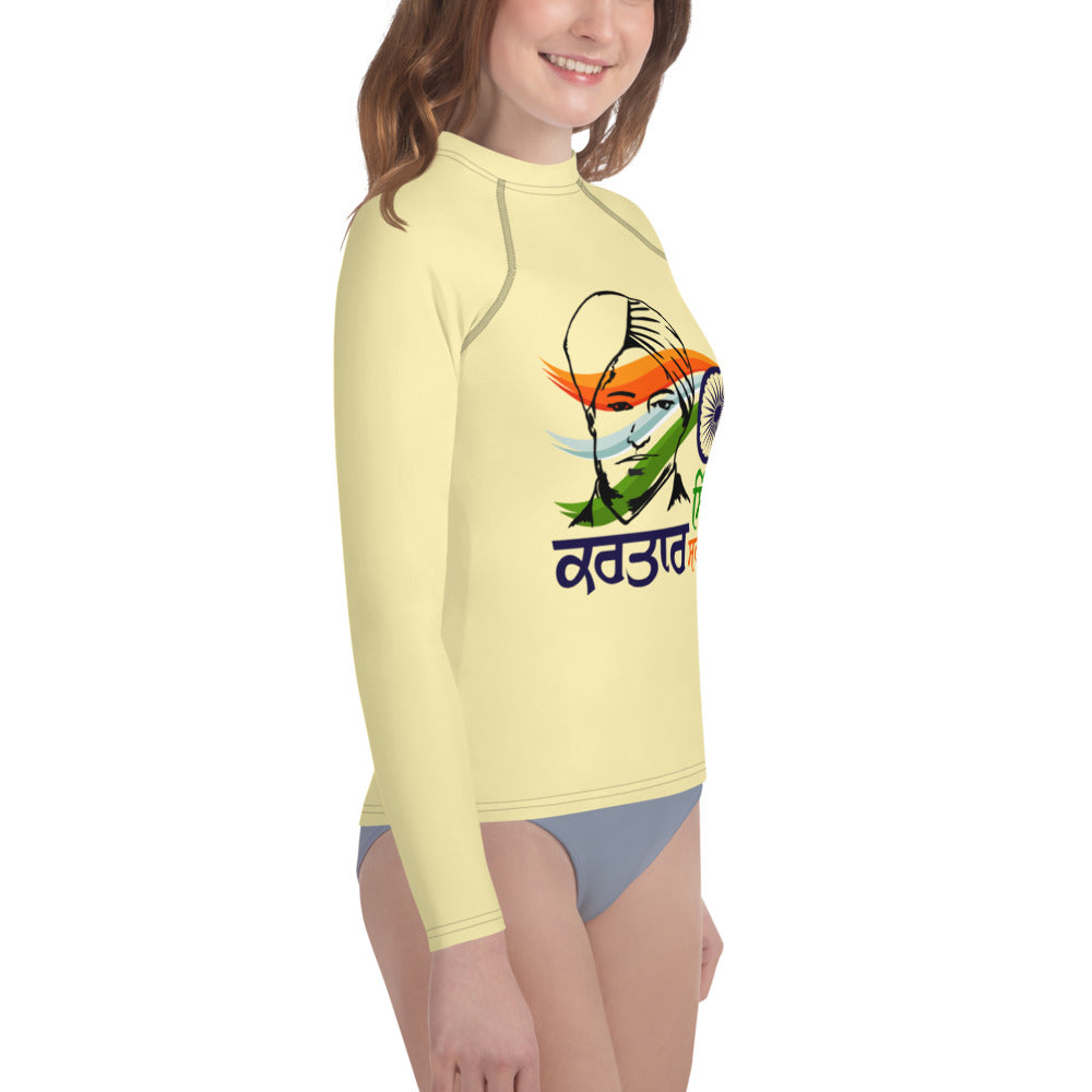 KARTAR SINGH SARABHA - Youth Rash Guard