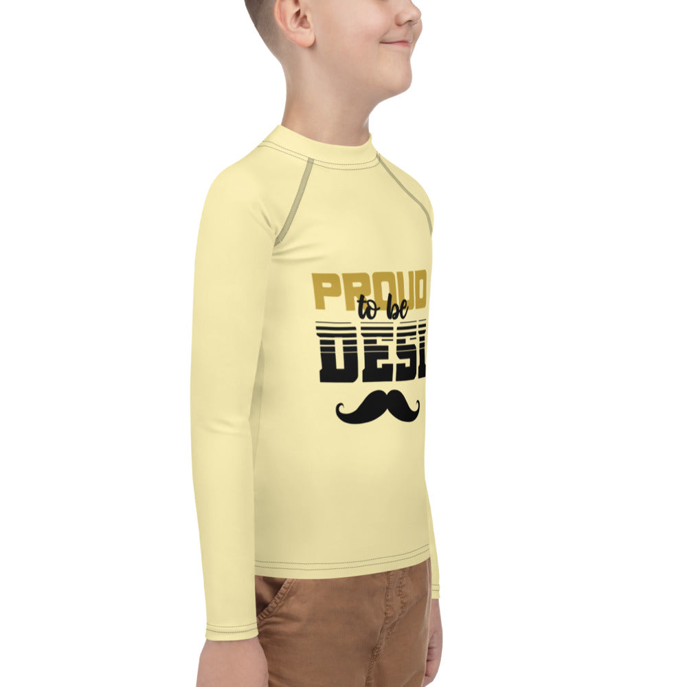 PROUD TO BE DESI - Youth Rash Guard