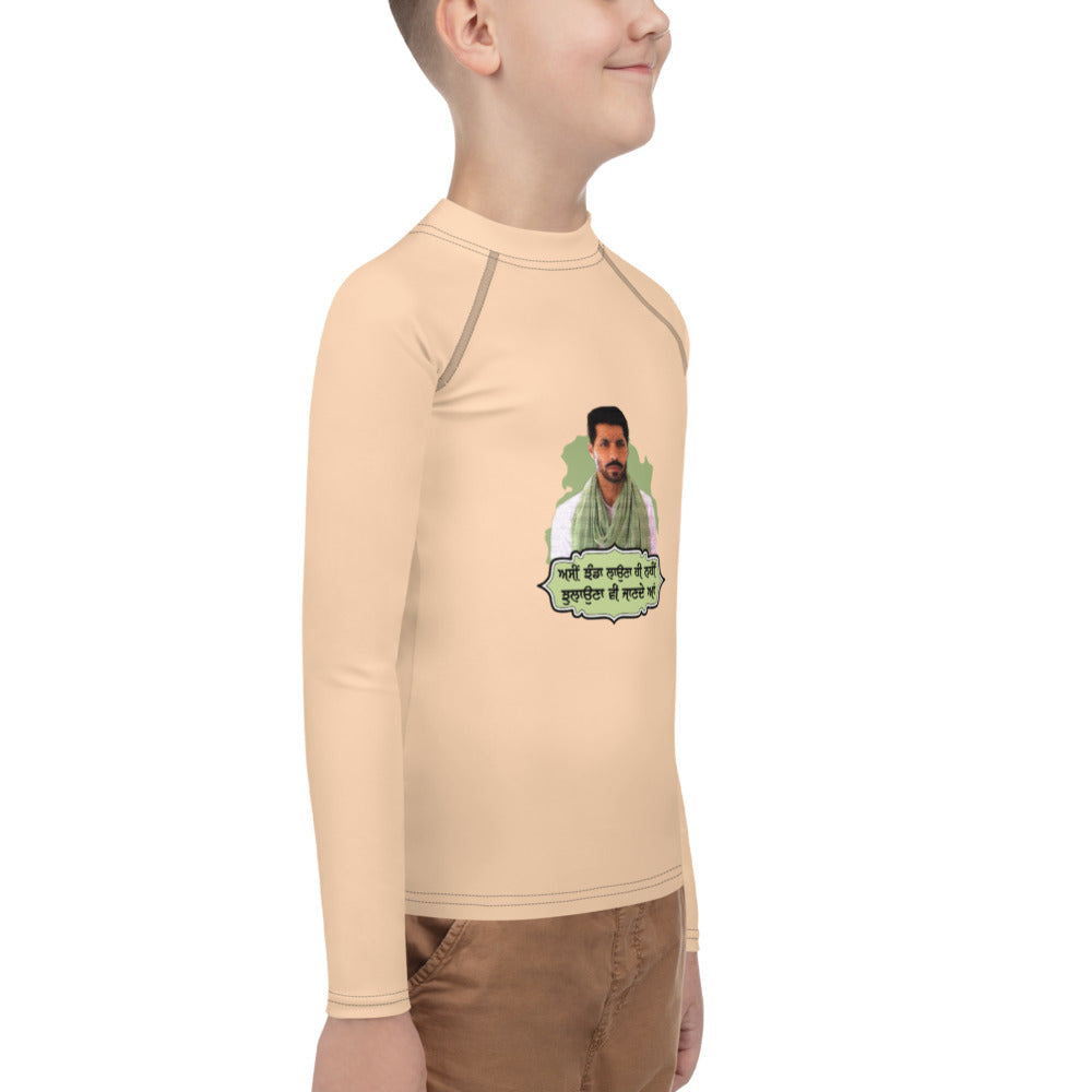 ASSI JHANDA LAUNA HI - Youth Rash Guard