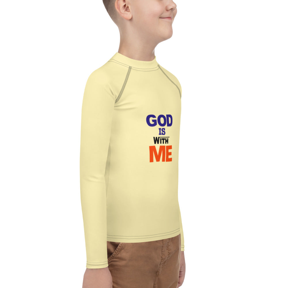 GOD IS WITH ME - Youth Rash Guard