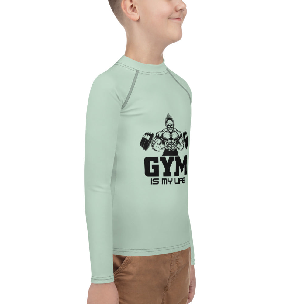 GYM IS MY LIFE - Youth Rash Guard
