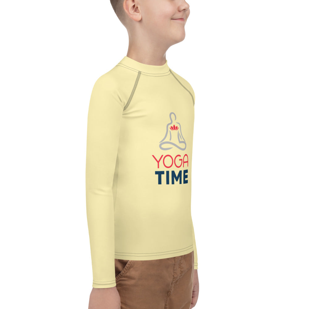 YOGA TIME - Youth Rash Guard