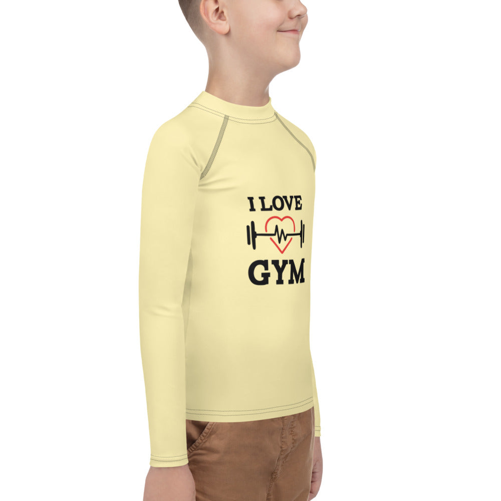 I LOVE GYM - Youth Rash Guard
