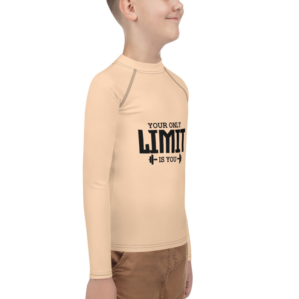 YOUR LIMIT IS YOU - Youth Rash Guard